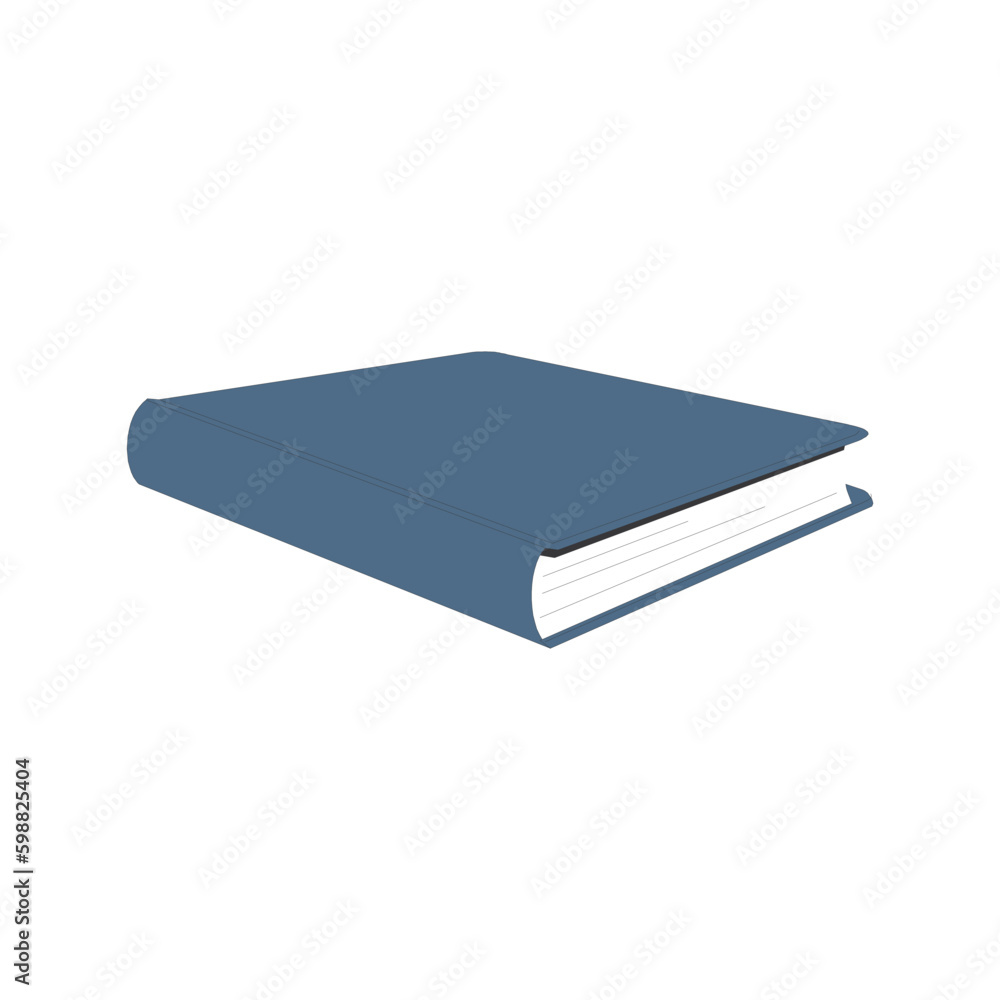 blue book isolated on white vector blue book isolated on white vector