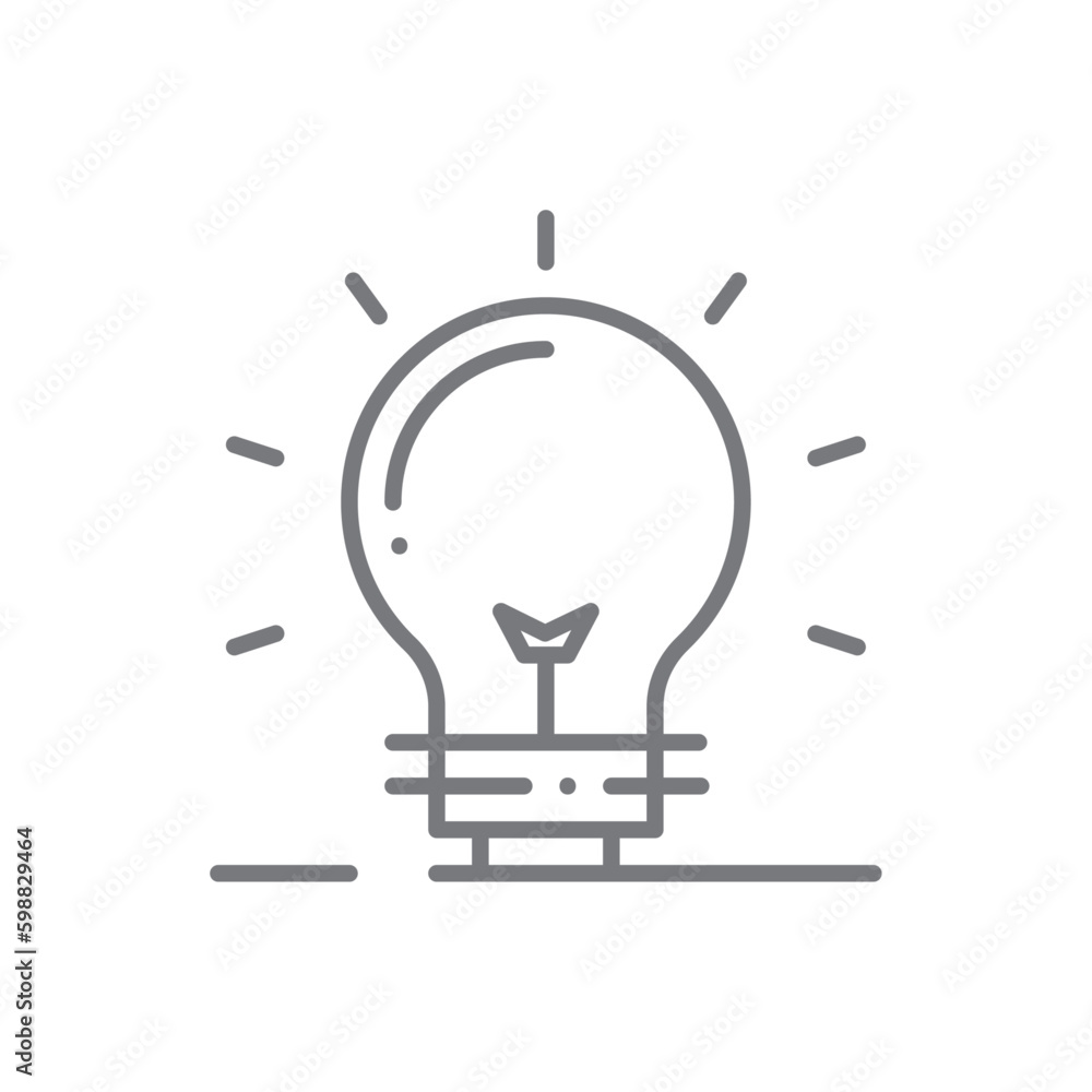 Idea Team work icon with black outline style. creative, light, innovation, graphic, line, concept, bright. Vector illustration Idea Team work icon with black outline style. creative, light, innovation, graphic, line, concept, bright. Vector illustration
