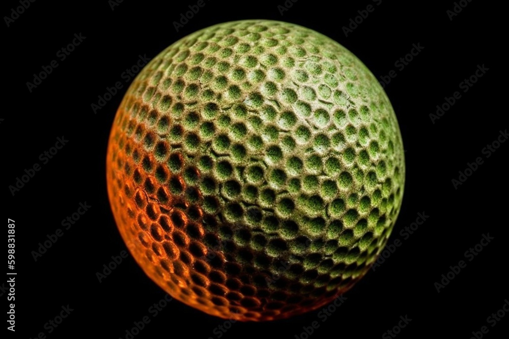 Golf ball on the green Golf ball on the green