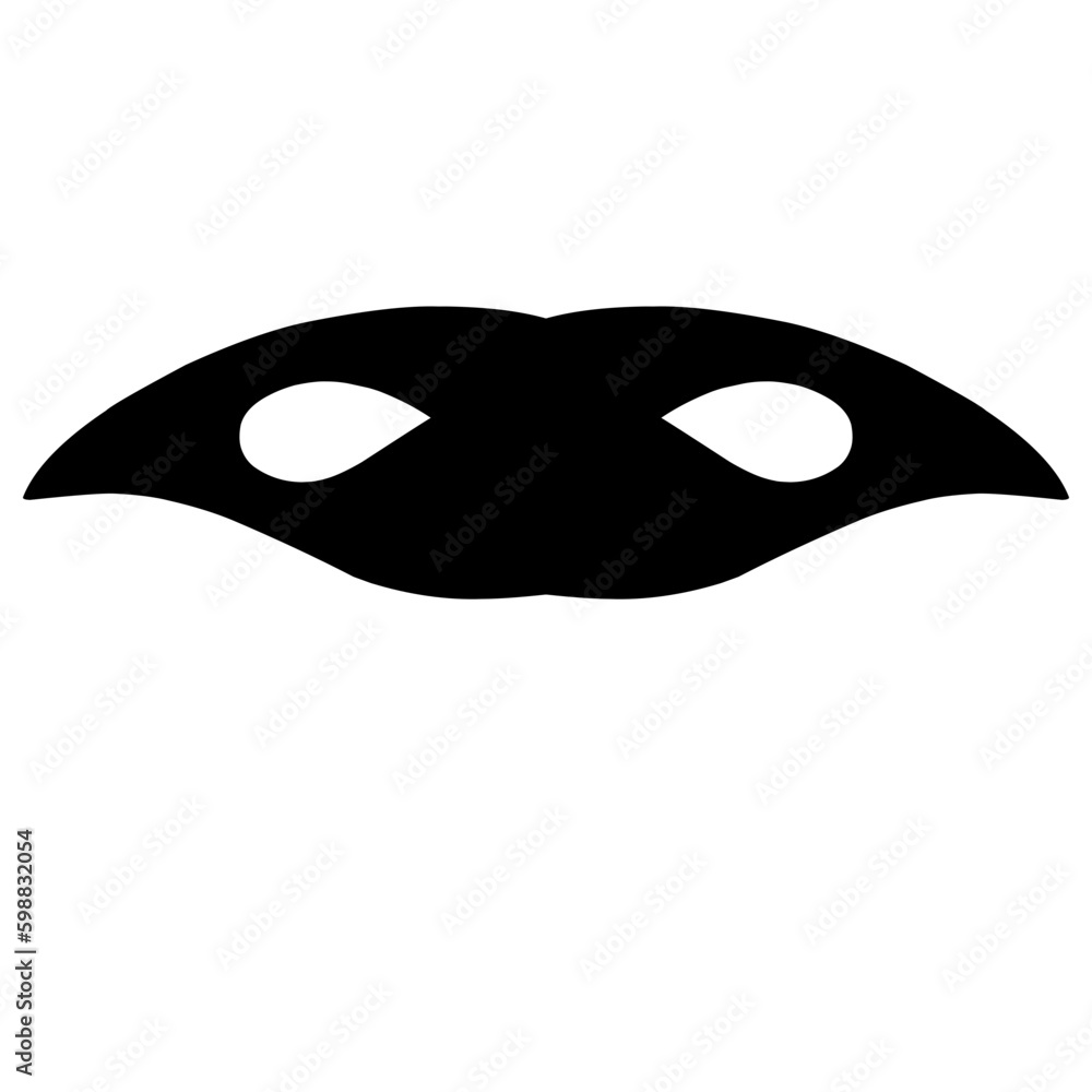 Super Hero Mask Silhouette Super Hero Mask Silhouette