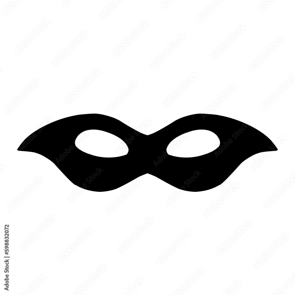 Super Hero Mask Silhouette Super Hero Mask Silhouette