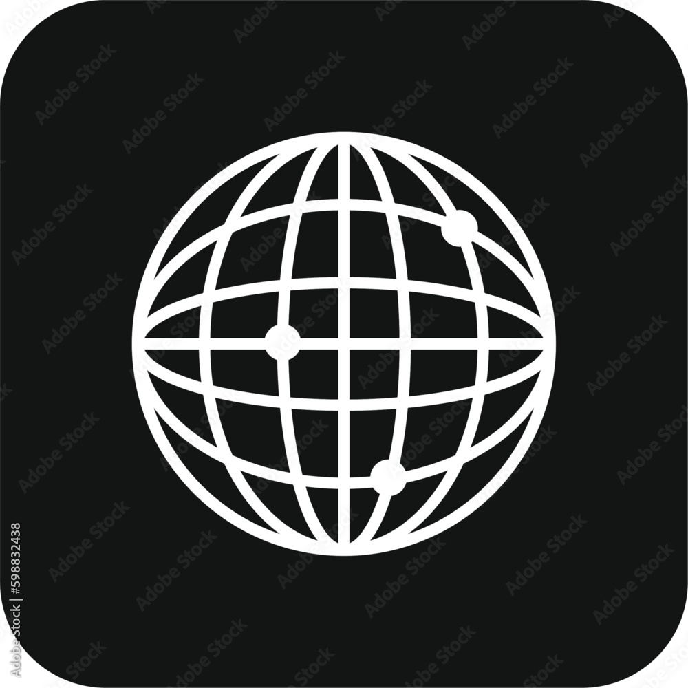 Network Technology icon with black filled line style. connection, social, global, technology, information, networking, world. Vector illustration Network Technology icon with black filled line style. connection, social, global, technology, information, networking, world. Vector illustration