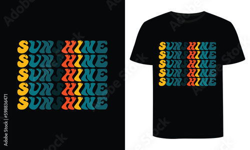 Summer T-shirt Design, Typography Summer T-shirt Design