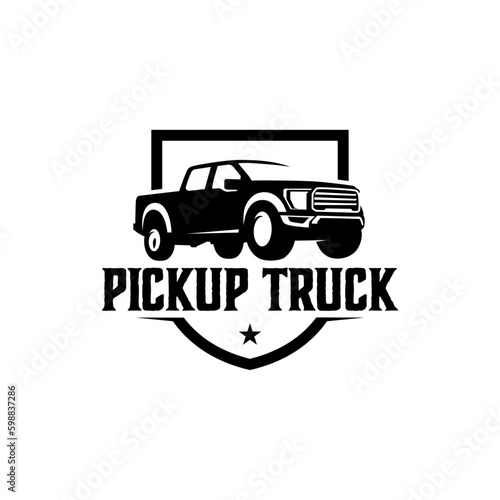 Pickup Truck Emblem logo inspiration, car, adventure, auction
