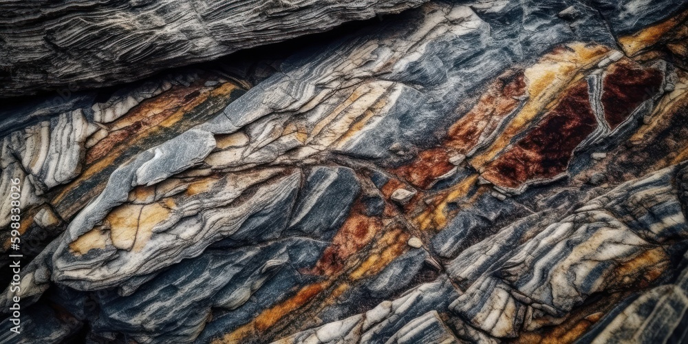 Fototapeta premium Abstract stone texture background. Created Generative Ai