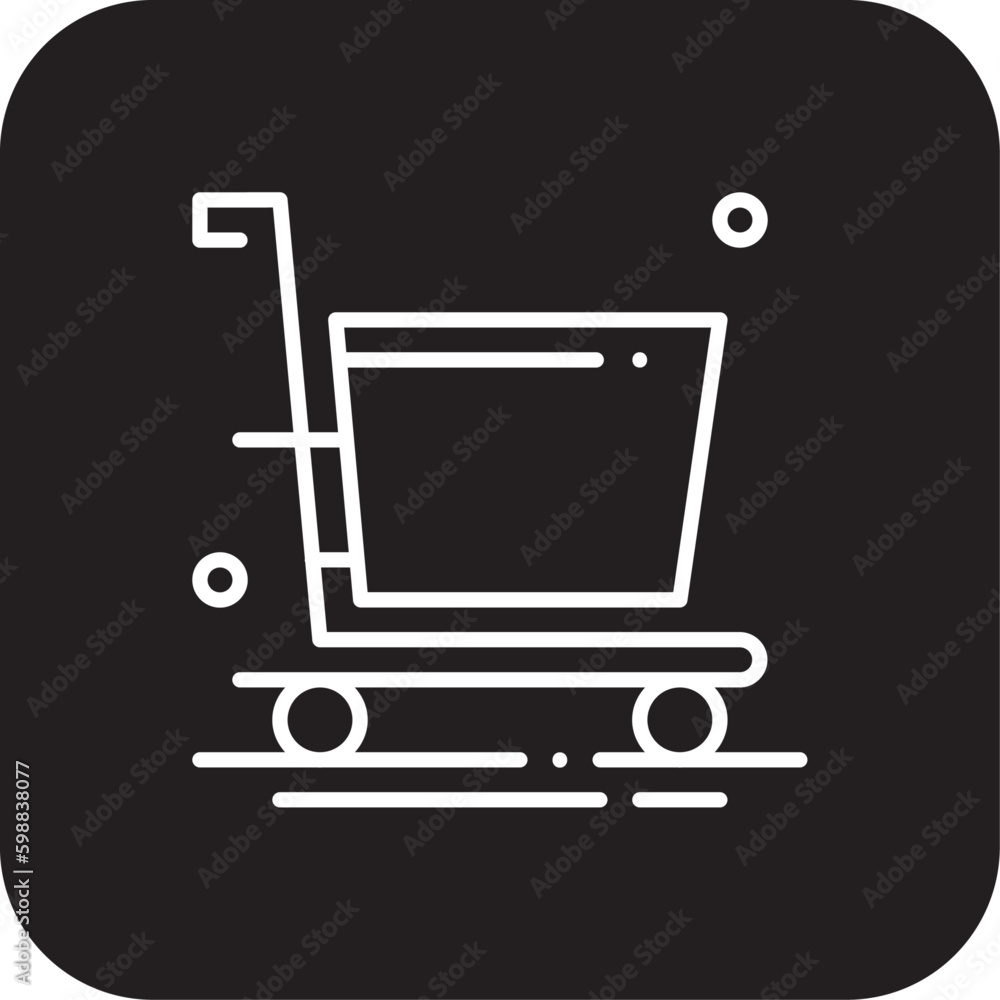 Checkout Shopping icon with black filled line style. retail, cart, commerce, buy, market, delivery, payment. Vector illustration