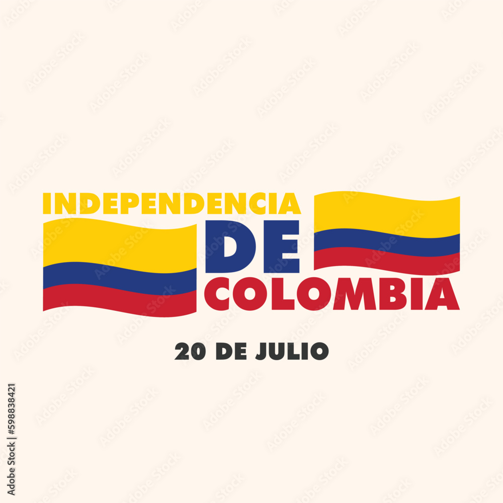 Independencia de Colombia VECTOR DESIGN Independencia de Colombia VECTOR DESIGN