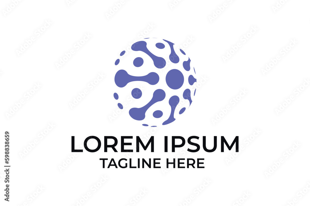 tech logo design icon vector template tech logo design icon vector template