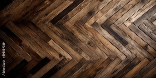 Wooden texture background  Abstract brown wood pattern. Generative AI