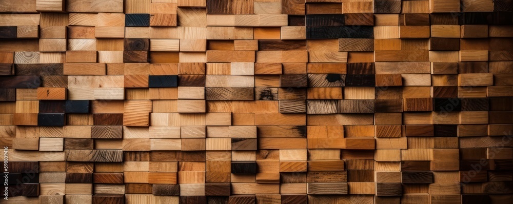 Wooden texture background, Abstract brown wood pattern. Generative AI Wooden texture background, Abstract brown wood pattern. Generative AI