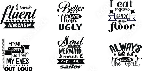 funny quots svg bundle