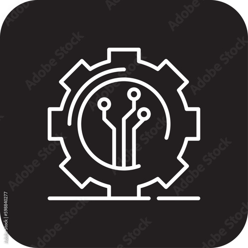 Support Information technology icon with black filled line style. help, service, customer, assistant, tech, technical, maintenance. Vector illustration