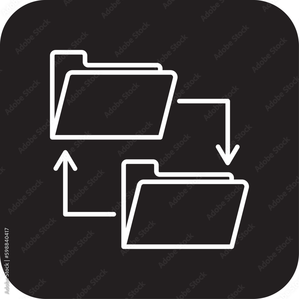 Data Transfer Information technology icon with black filled line style. information, network, server, storage, cloud, database, connection. Vector illustration Data Transfer Information technology icon with black filled line style. information, network, server, storage, cloud, database, connection. Vector illustration