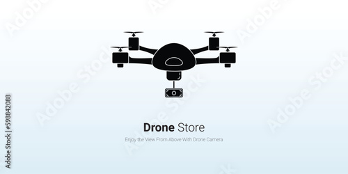 drone business logo design, drone camera