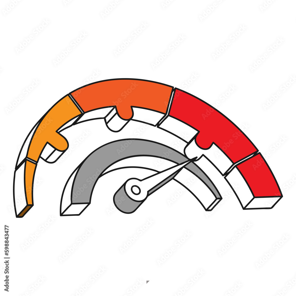 speedometer logo vector illustration speedometer logo vector illustration