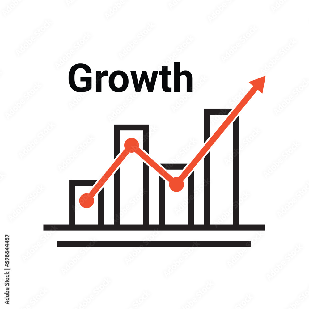 success like simple thin line growth logo. concept of grow up your capital or analysis prediction algorithm. contour flat style trend increment logotype graphic art design isolated on white background success like simple thin line growth logo. concept of grow up your capital or analysis prediction algorithm. contour flat style trend increment logotype graphic art design isolated on white background
