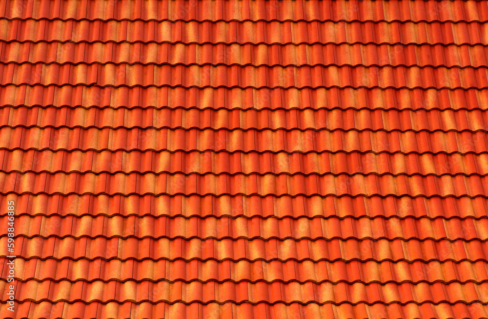 Orange Roof tiles have a seamless texture and roof pattern. The concept for the roof housetop icon with brown roofing tiles. banner texture for roofers. Orange Roof tiles have a seamless texture and roof pattern. The concept for the roof housetop icon with brown roofing tiles. banner texture for roofers.