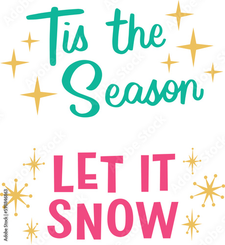It's the season to shine. Hand drawn lettering phrase. hand lettering. Calligraphic design. Typography