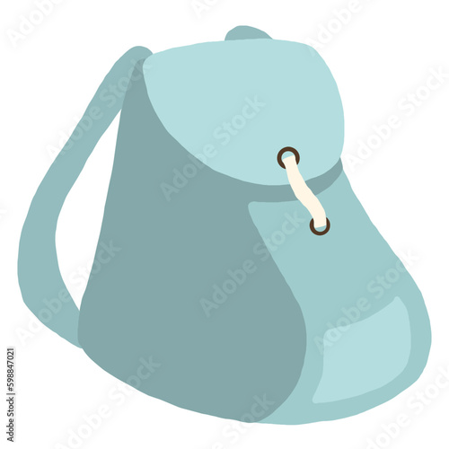 hand drawn vector illustration of a bagpack