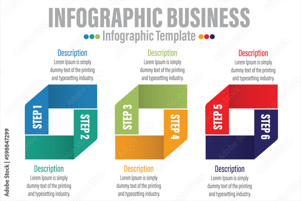 Timeline business for Six 6 options, Timeline infographics design vector and Presentation business can be used for Business concept with Six 6 steps or processes Timeline business for Six 6 options, Timeline infographics design vector and Presentation business can be used for Business concept with Six 6 steps or processes