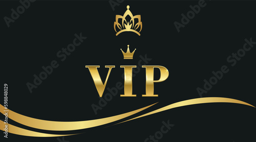 luxury gold and black premium vip card for club members only, casino pass card