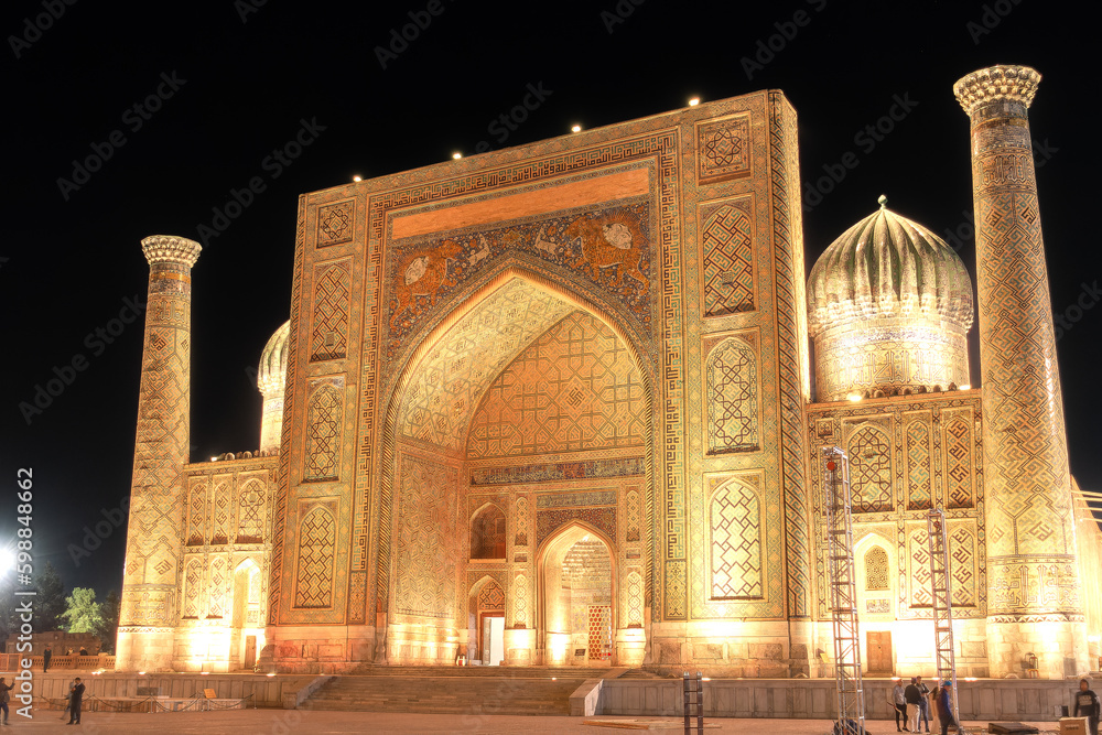 Samarkand by Night, Uzbekistan