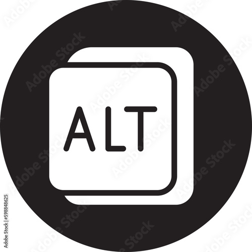 alt glyph icon