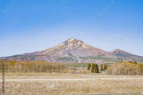 福島 晴れた日の磐梯山