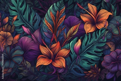  Flower Power  Colorful Wallpaper for a Botanical-themed Interior Ai