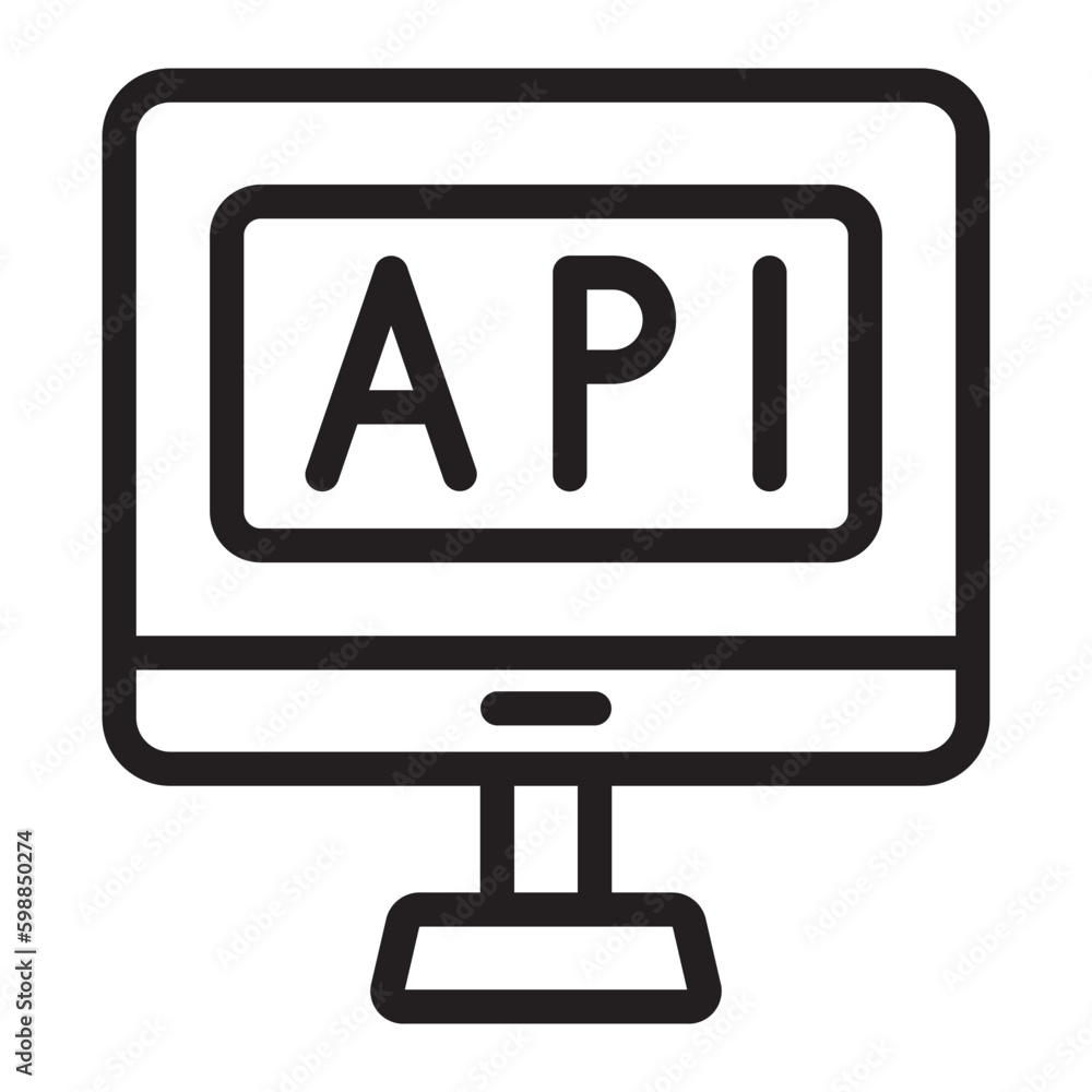api line icon api line icon