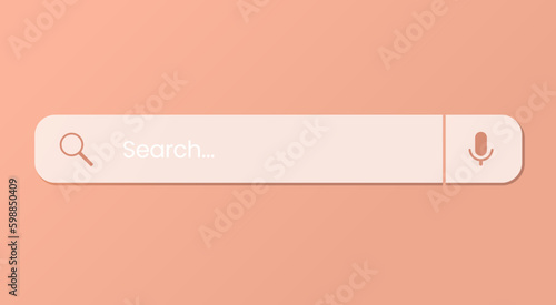 Search Bar with suggestions for UI UX design and web site. Search Address and navigation bar icon. Collection of search form templates for websites. Search engine web browser window template.