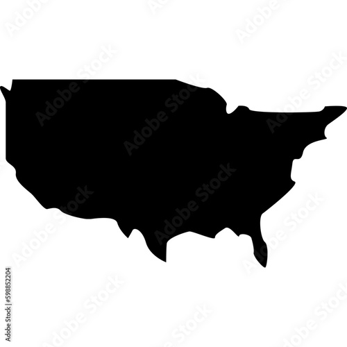Us Map Icon