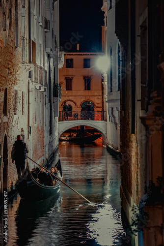 Gondola in the night
