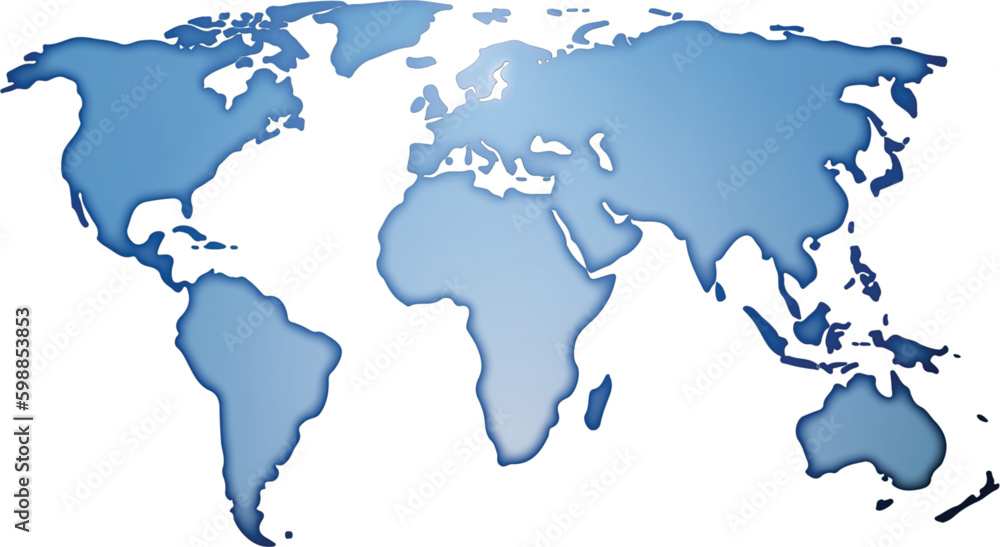 World Map Vector file