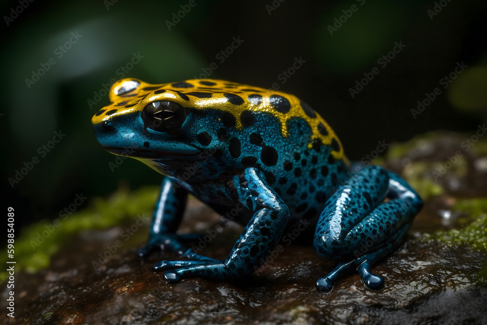 Fototapeta premium frog on the ground