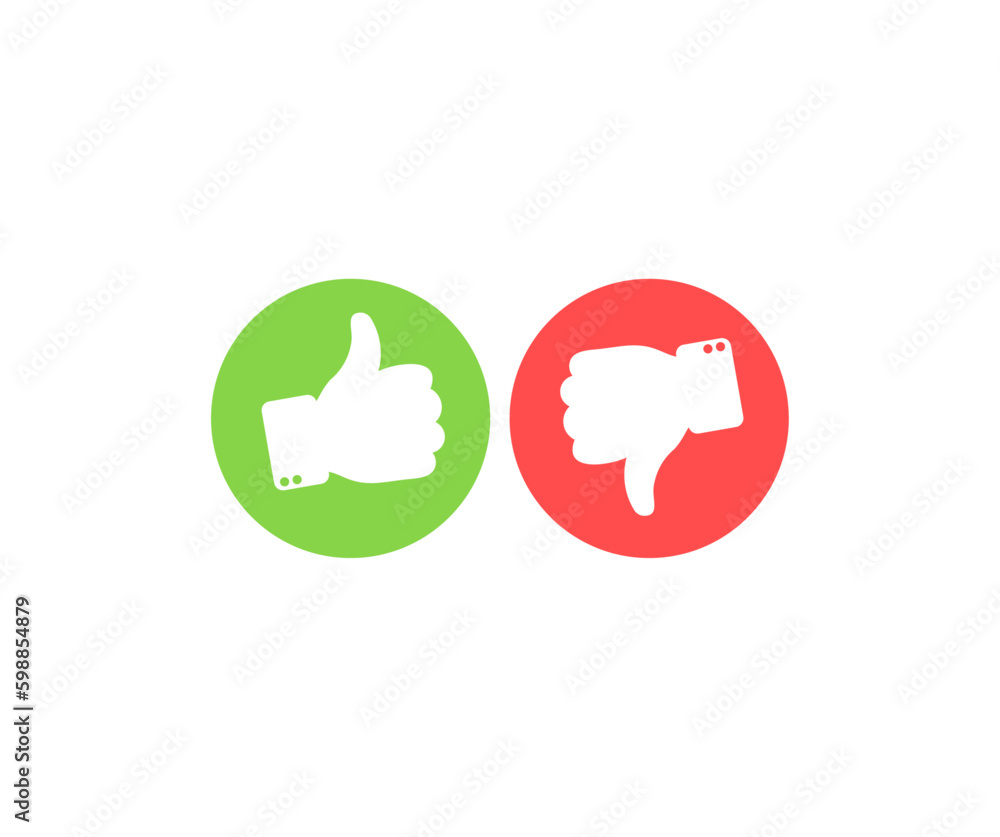 Like & Unlike, Do`s and Don't logo design. Thumbs up and thumbs down icons. Social media concept. Like and dislike vector design and illustration.
Like & Unlike, Do`s and Don't logo design. Thumbs up and thumbs down icons. Social media concept. Like and dislike vector design and illustration.