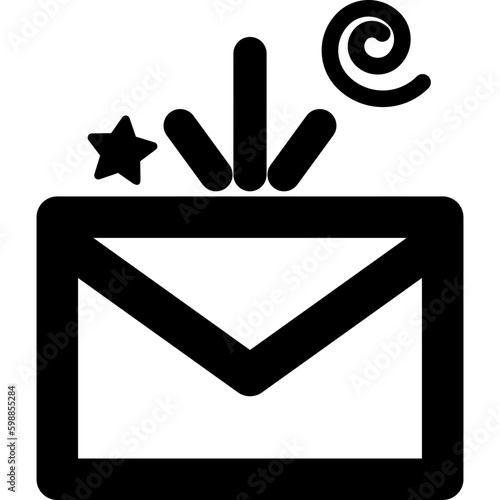 Party Invitation Envelope Icon