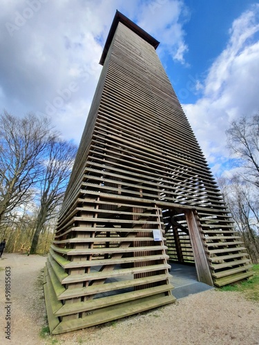 Watchtower Hulzenberg in the Bergherbos near Stokkum, Montferland, the Netherlands