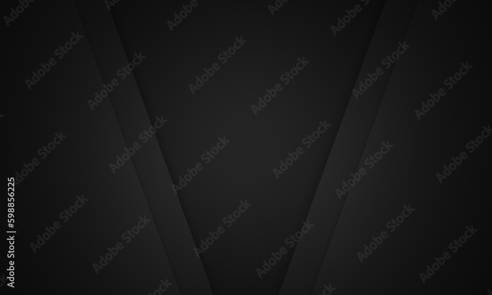 Abstract black paper cut background.