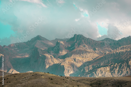 Breathtaking mountain landscape. The Anti Taurus Mountains. Aladaglar National Park. Turkey..