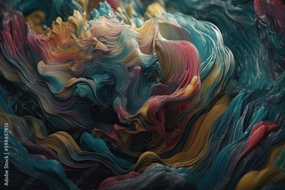 Beautiful abstract aesthetic background, generative ai