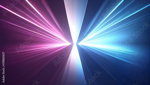 lights beam background designs. reflection of lights beam design. ai generated