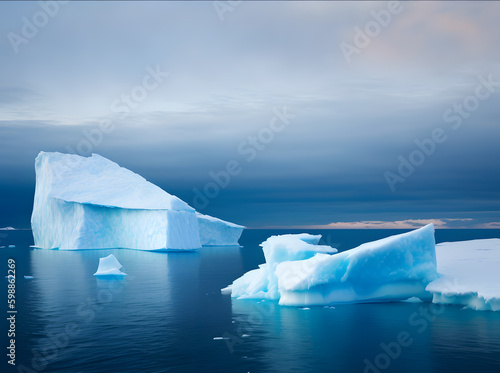 氷山 | iceberg Generative AI photo