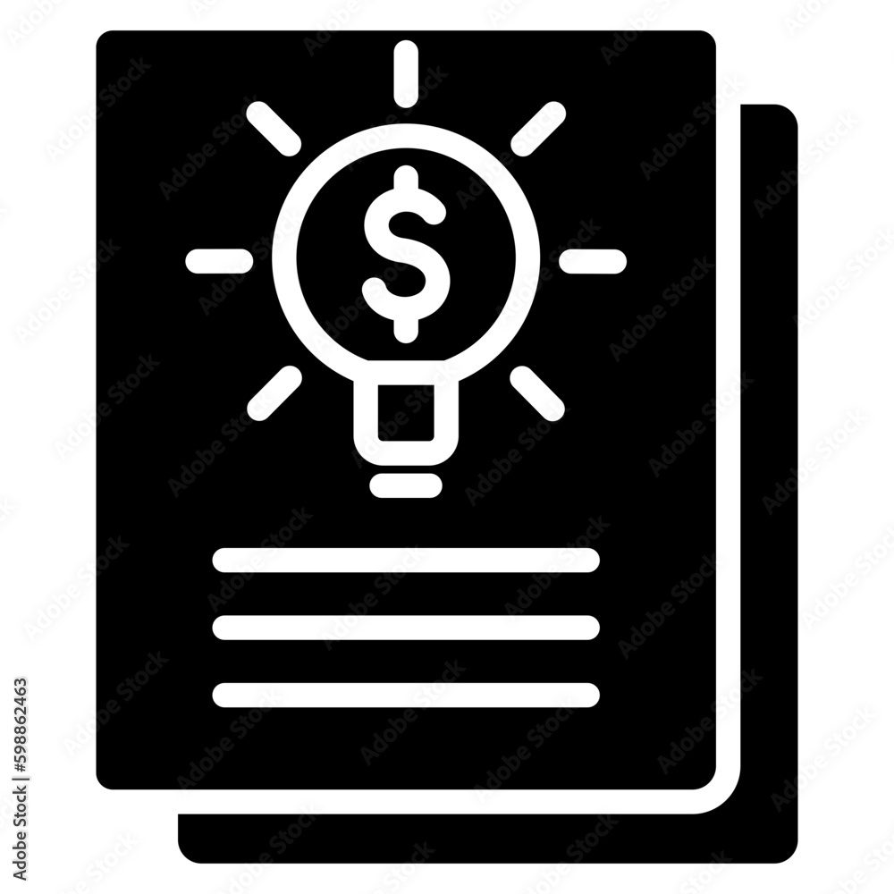 business development idea, graph and bulb, business and finance icons. business development idea, graph and bulb, business and finance icons.