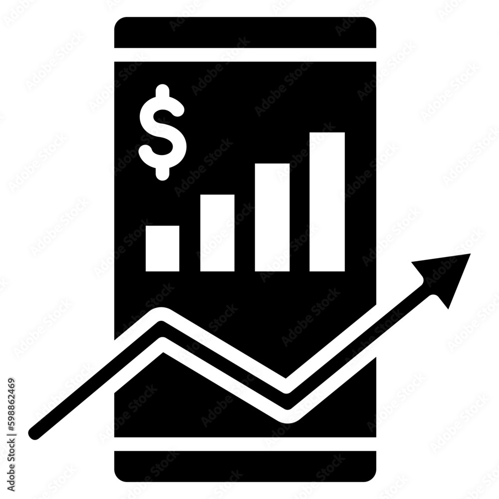 mobile analytics, business and finance icons. mobile analytics, business and finance icons.