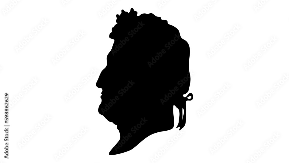 Louis Philippe I silhouette