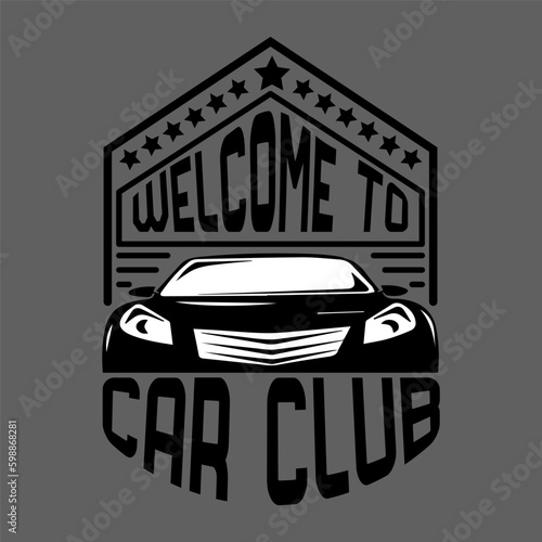 vector car club logo