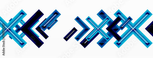 Minimal geometric background cross line. Design for wallpaper, banner, background, landing page, wall art, invitation, prints, posters