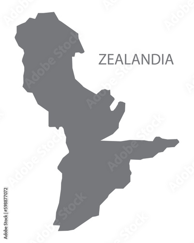 Zealandia Map grey