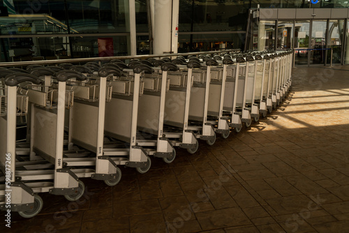 Luggage cart at Phuket International Airport © Stock.Foto.Touch